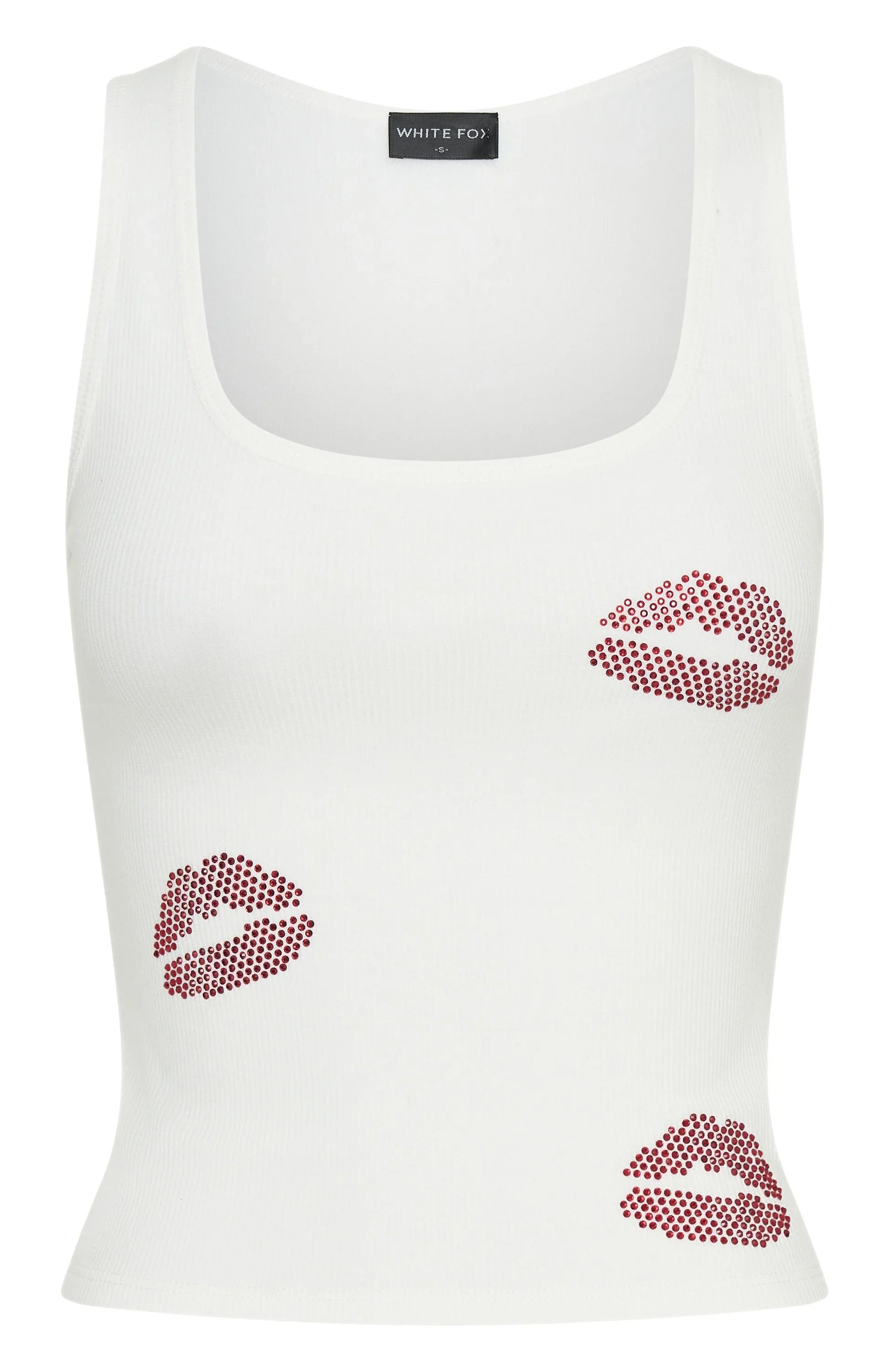 Pepper You In Kisses Tank Top White