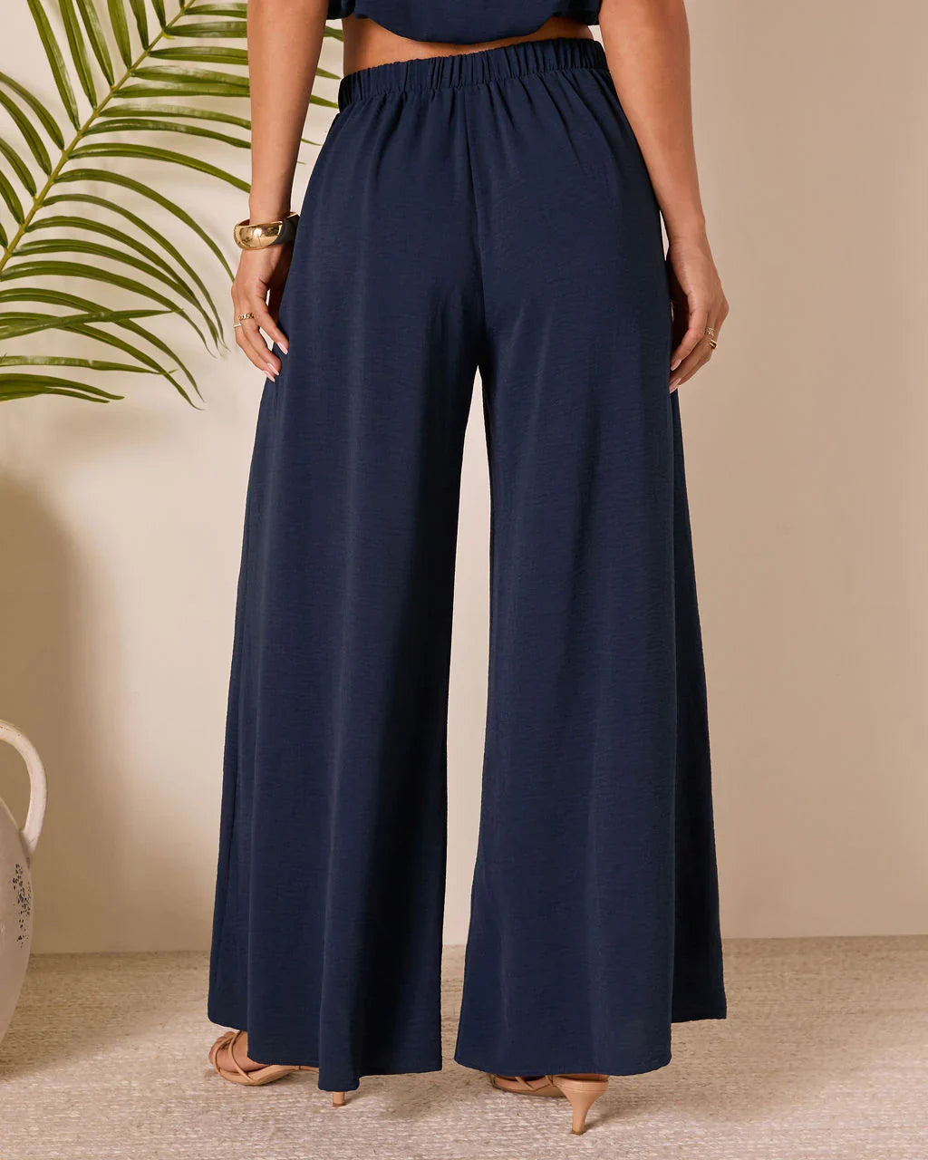 Island Sway Pleated Wide Leg Pants