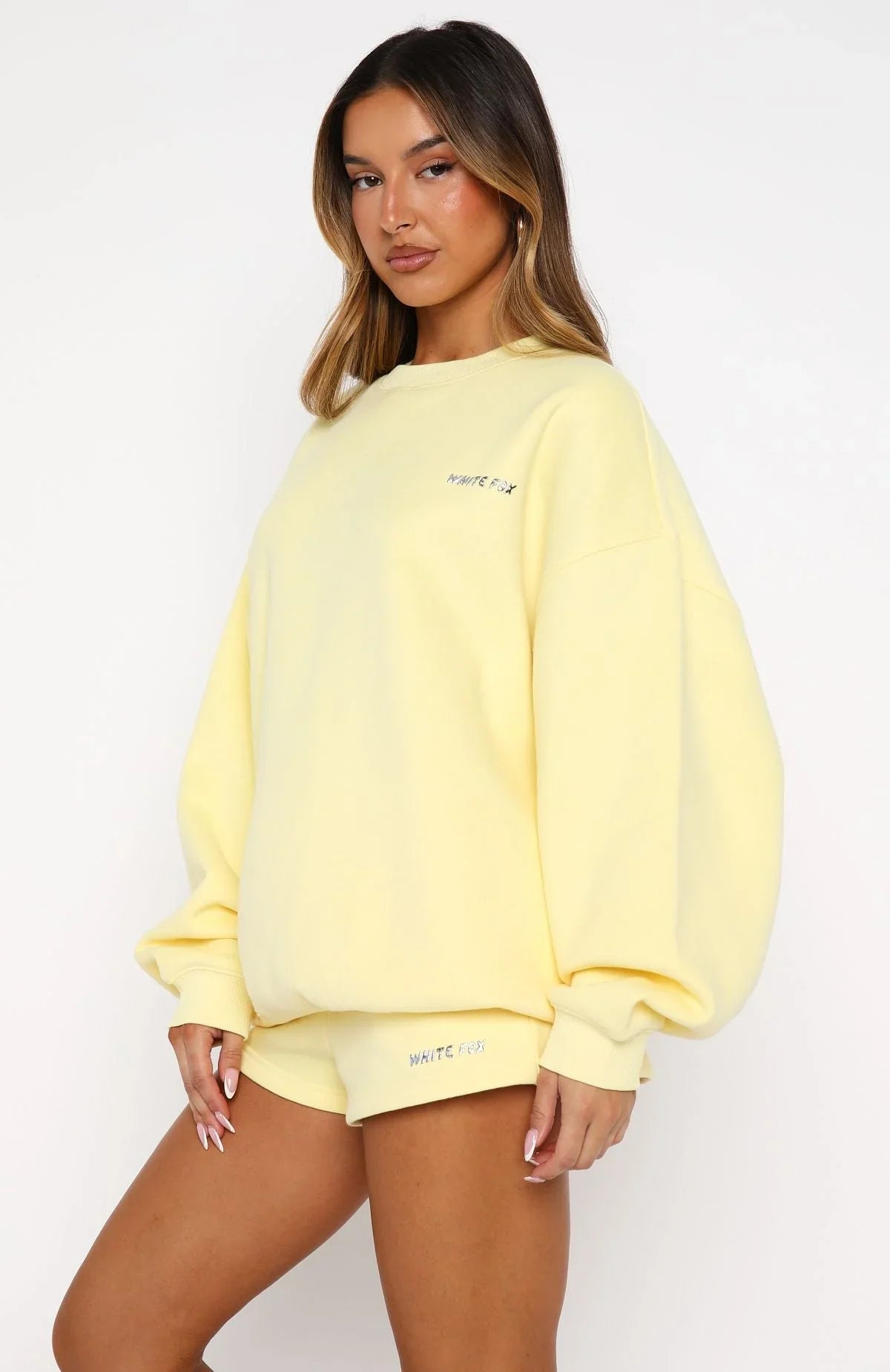 Test Drive Oversized Sweater Lemon