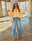Elenie Chunky Ribbed Knit Cardigan