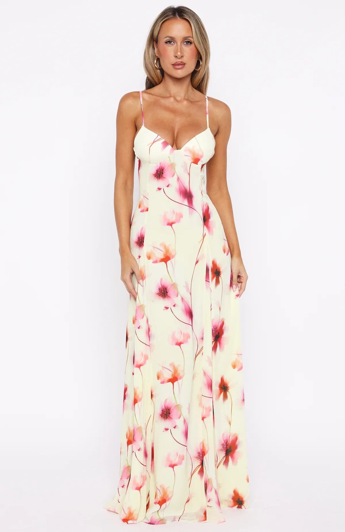 A Day In Nice Maxi Dress Butter Floral
