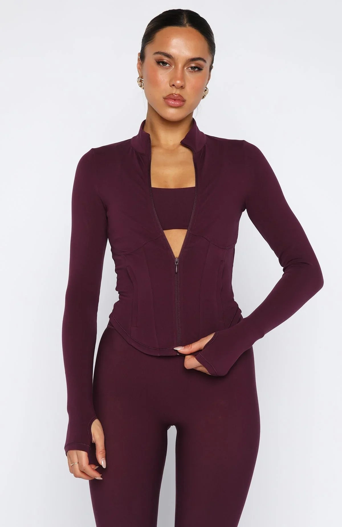 Kickoff Jacket Plum