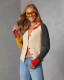 Celinda Knit Colorblock Cardigan