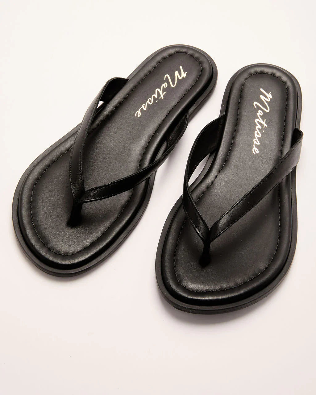 Javana Vegan Leather Flip Flops