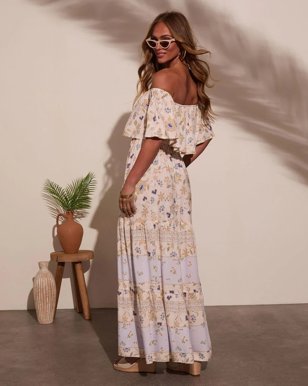 Niah Off The Shoulder Maxi Dress