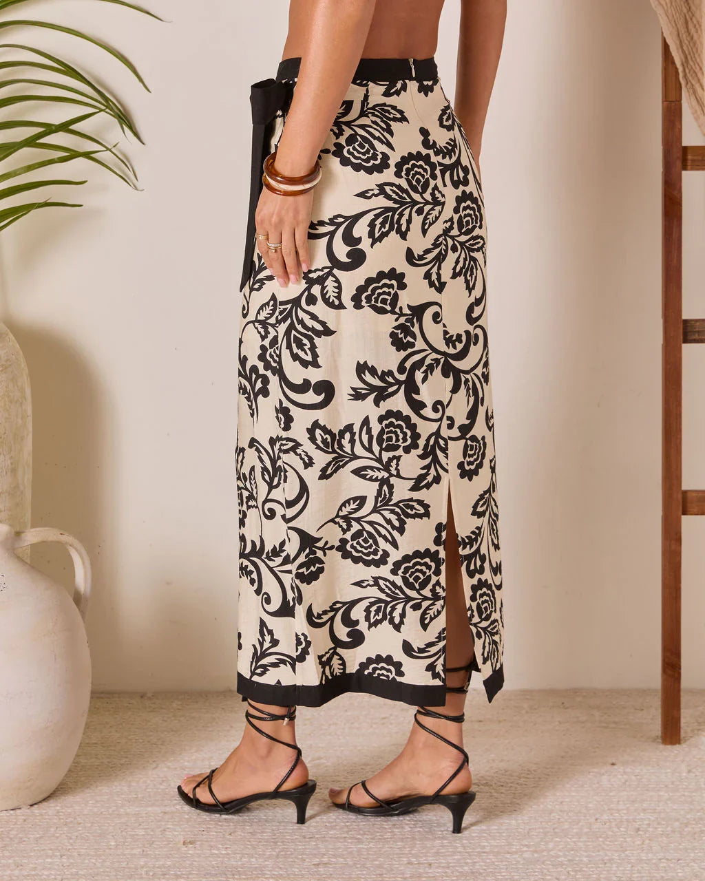 Lindsi Printed Wrap Tie Sarong