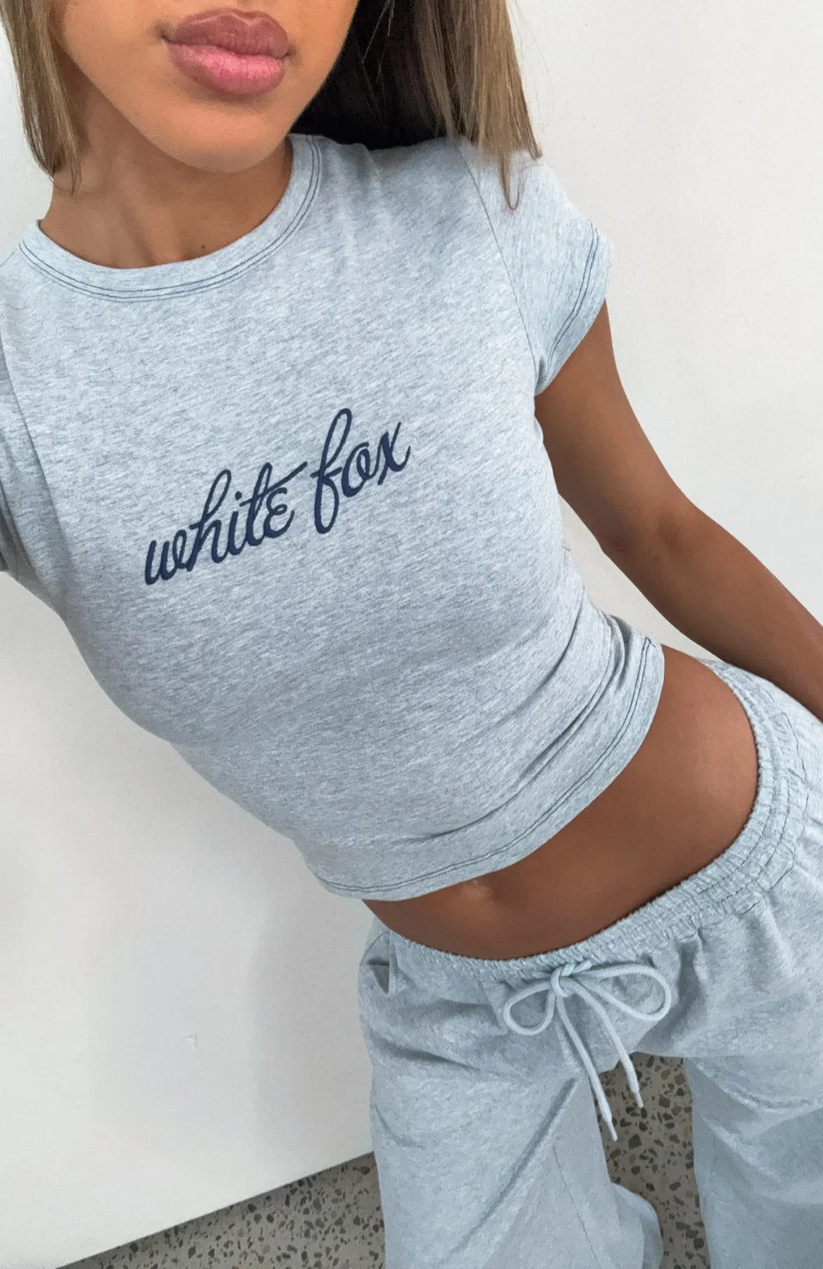 The Original Baby Tee Grey Marle