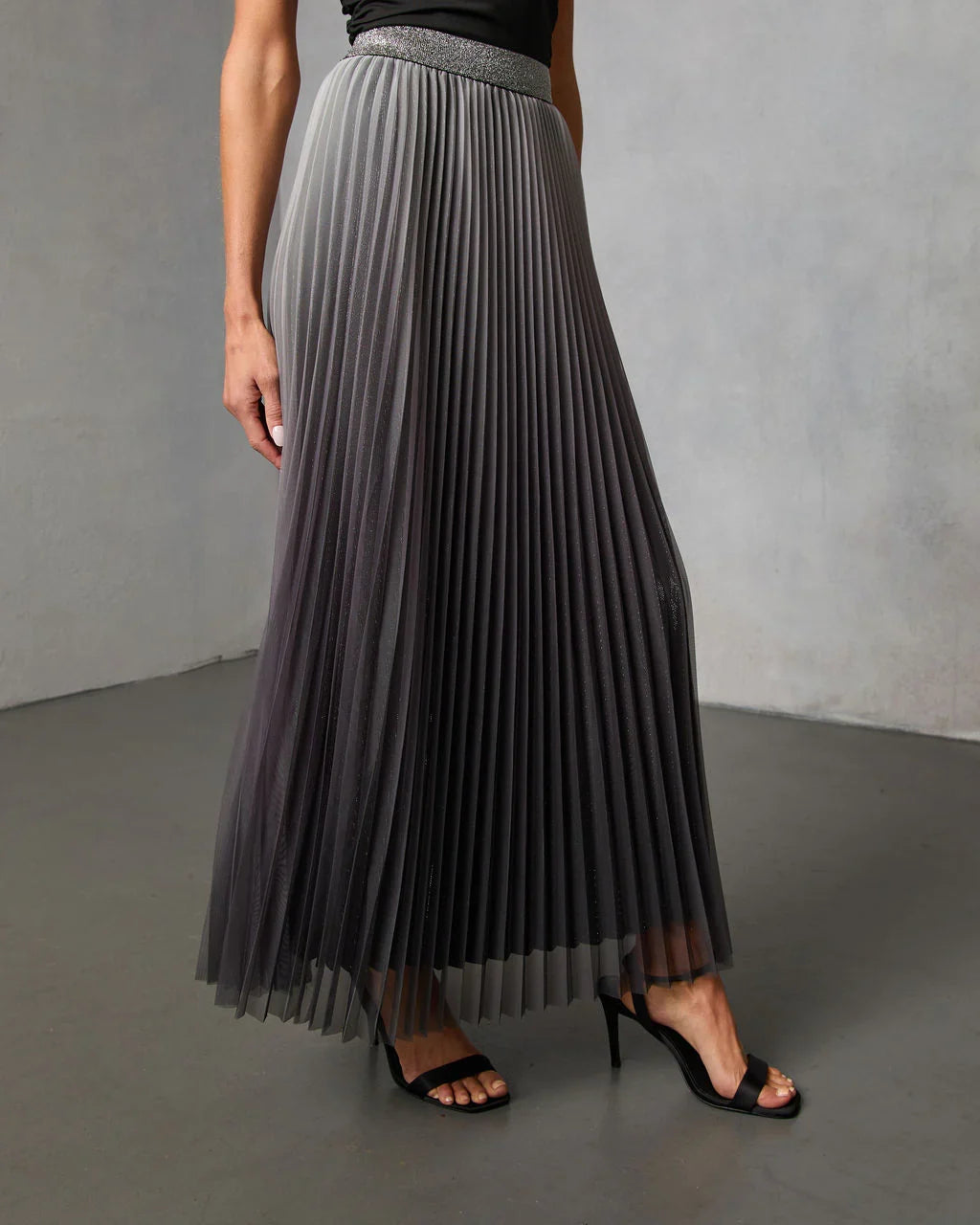 Sweet Dreams Pleated Maxi Skirt