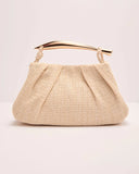 Shannon Woven Metal Handle Bag