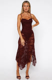 Darling Girl Midi Dress Port