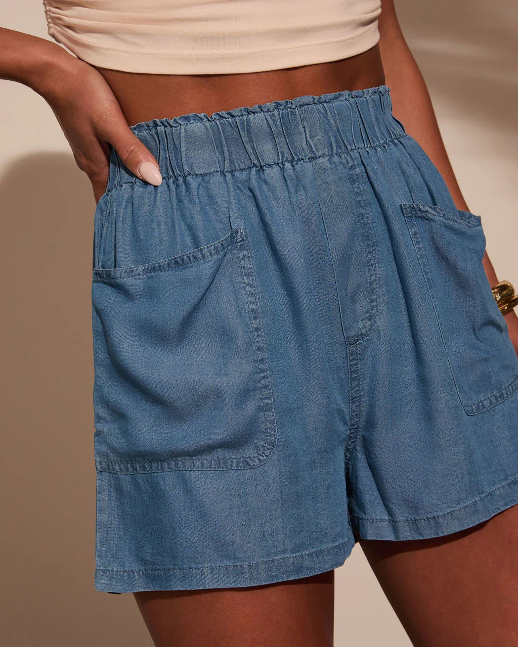 Florida High Rise Pocketed Shorts