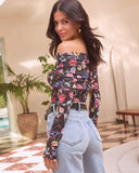 Imogene Floral Off Shoulder Bodysuit