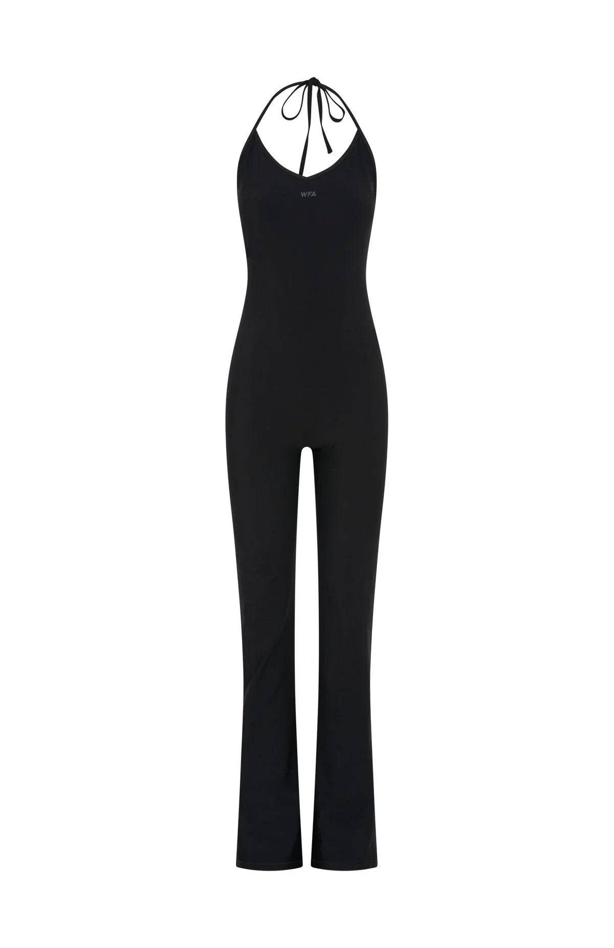 Kinetic Flare Jumpsuit Black