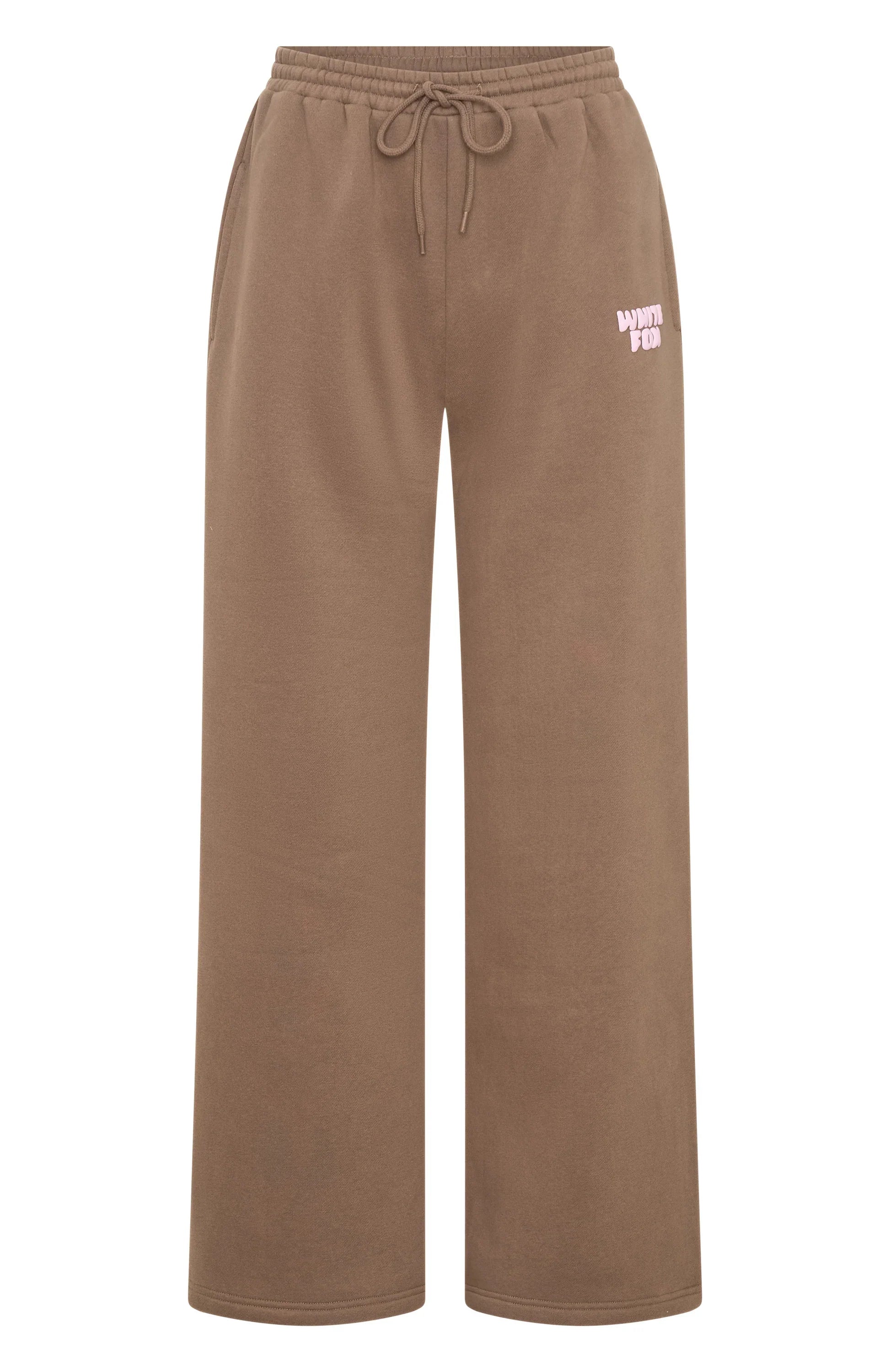 11th Street City Girl At Heart Wide Leg Sweatpants Cinnamon Bun
