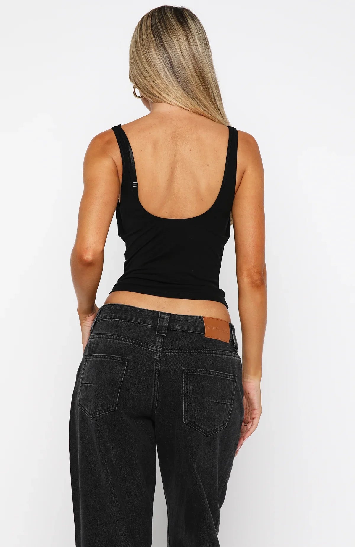 Rose Days Top Black