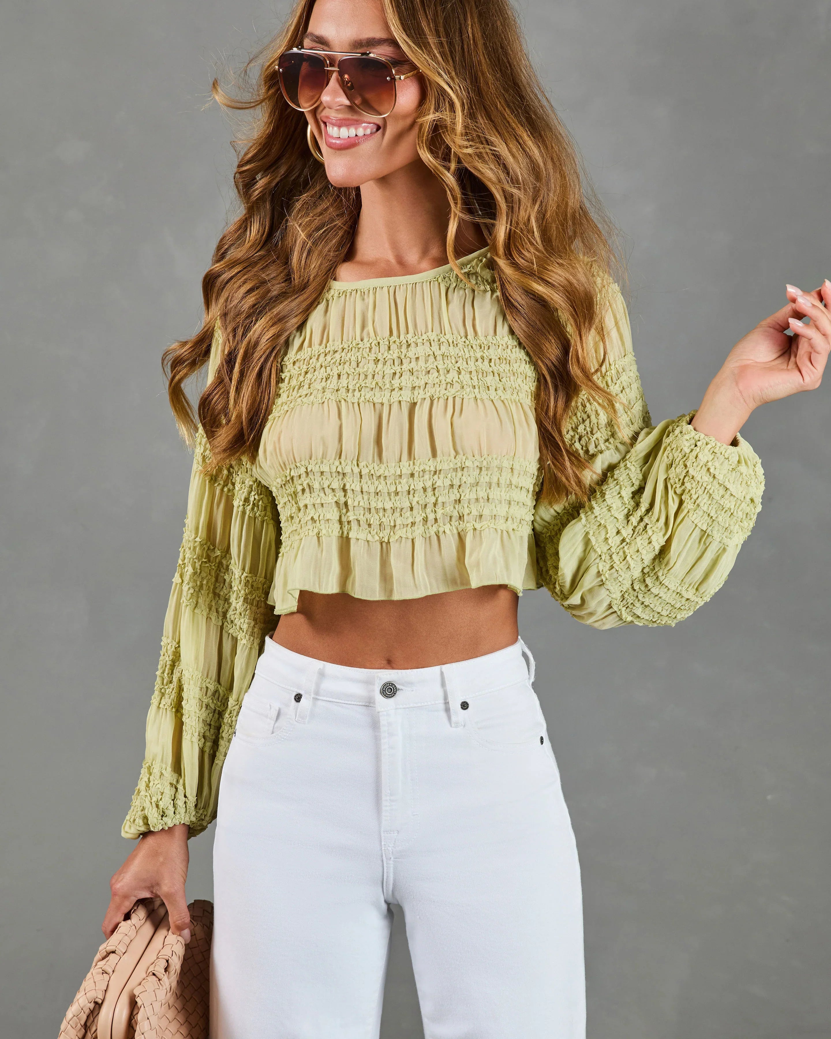 My Dearest Peasant Crop Top