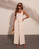 Daily Muse Drawstring Waist Jumpsuit