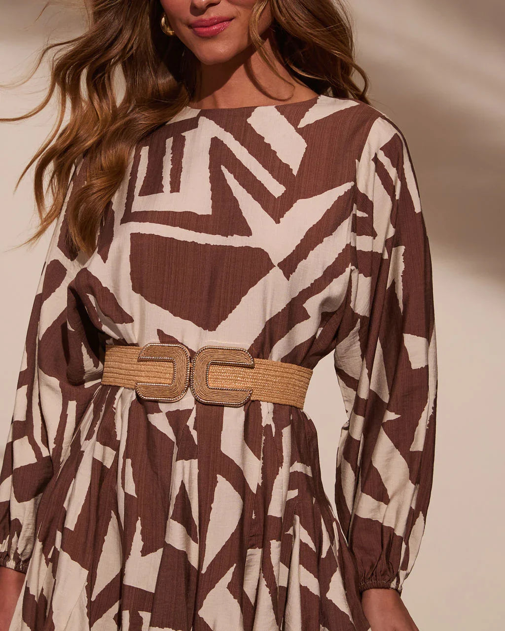 Voyager Straw Stretch Belt