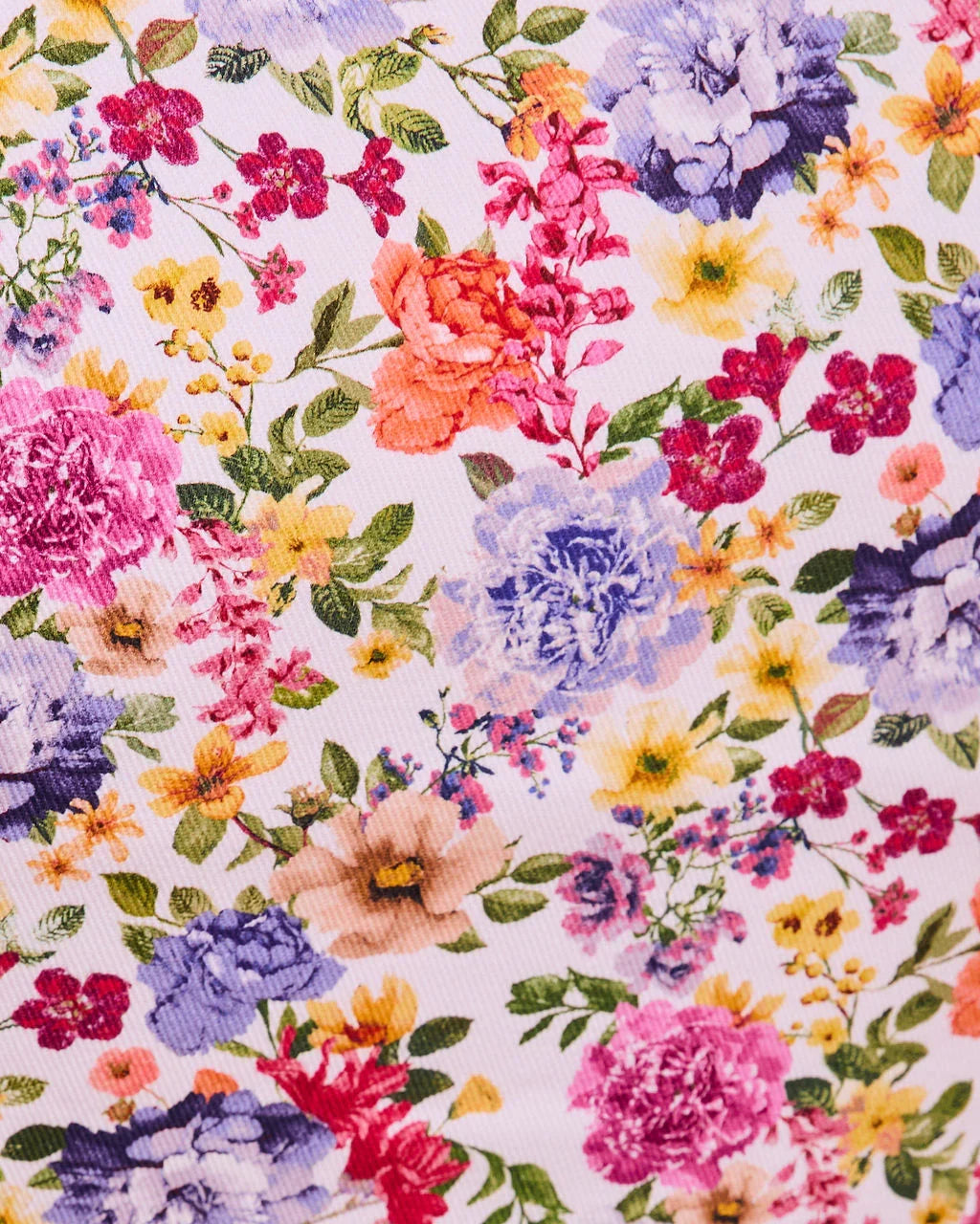 Bloom Spell Twill Floral Romper
