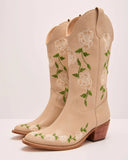 Whiskey Wildflower Floral Embroidered Western Boots