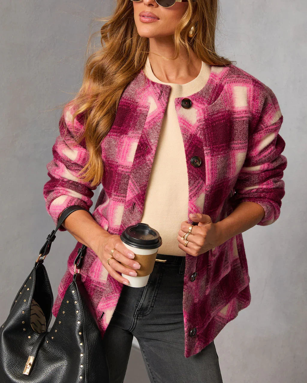 Eloura Brushed Plaid Jacket