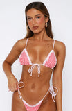 Noosa Bikini Top Red Gingham