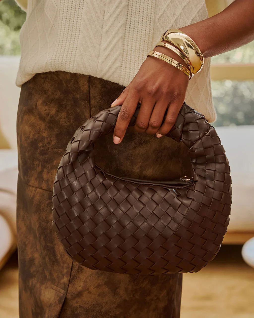 Tierra Woven Knot Handbag