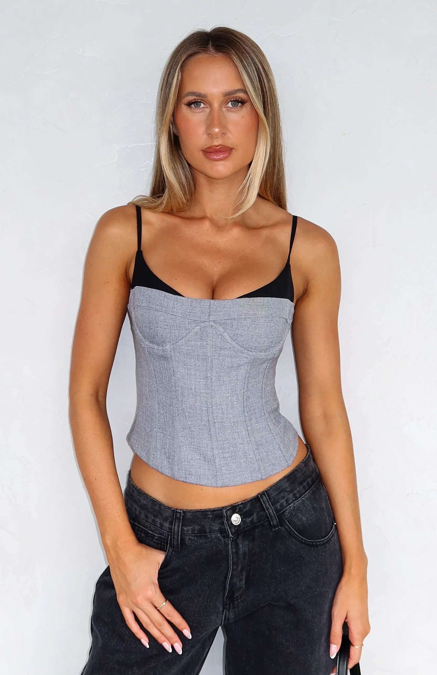 Atomic Heart Bustier Grey