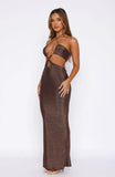 Making It Happen Maxi Dress Bronze