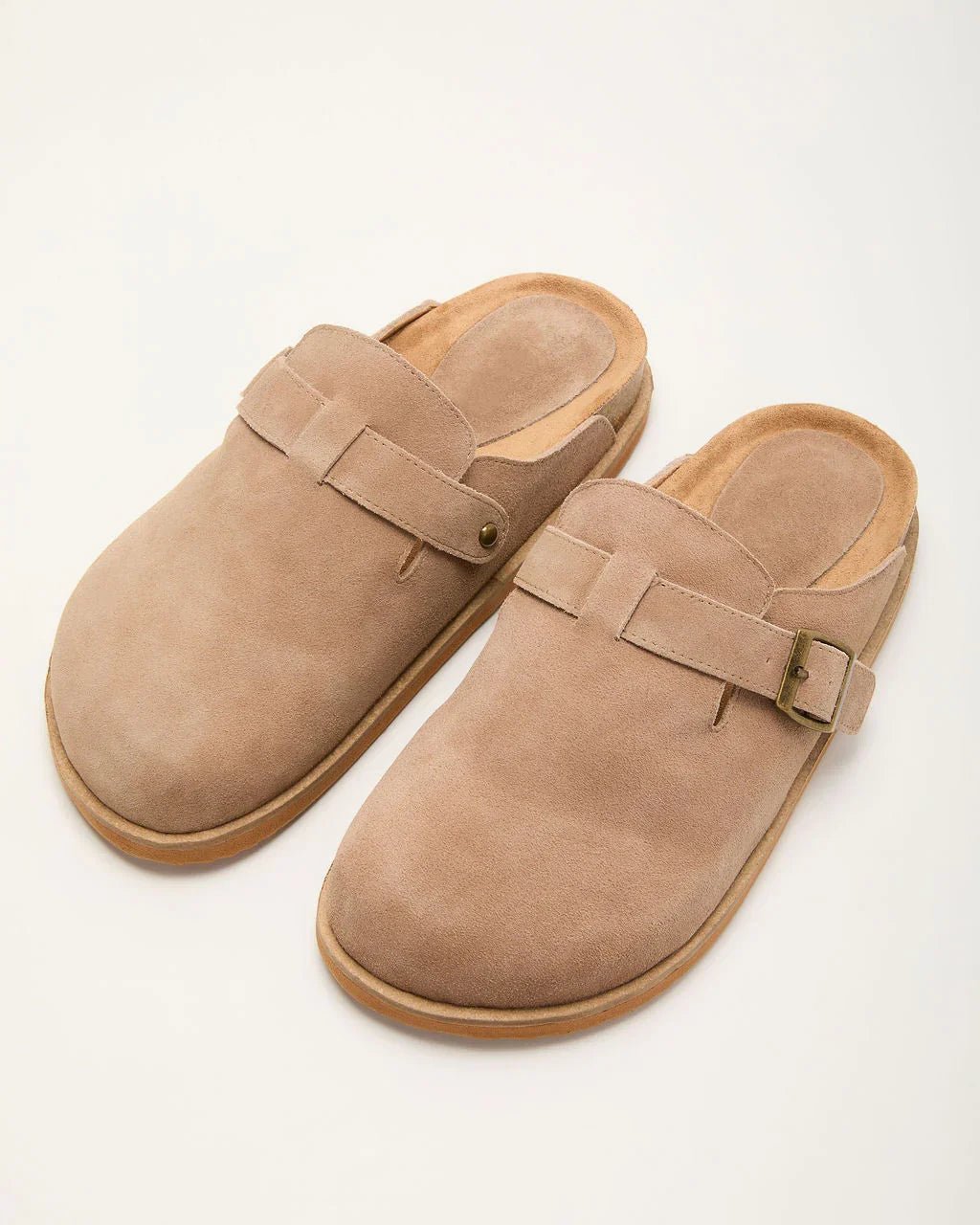 Estina Faux Suede Clogs