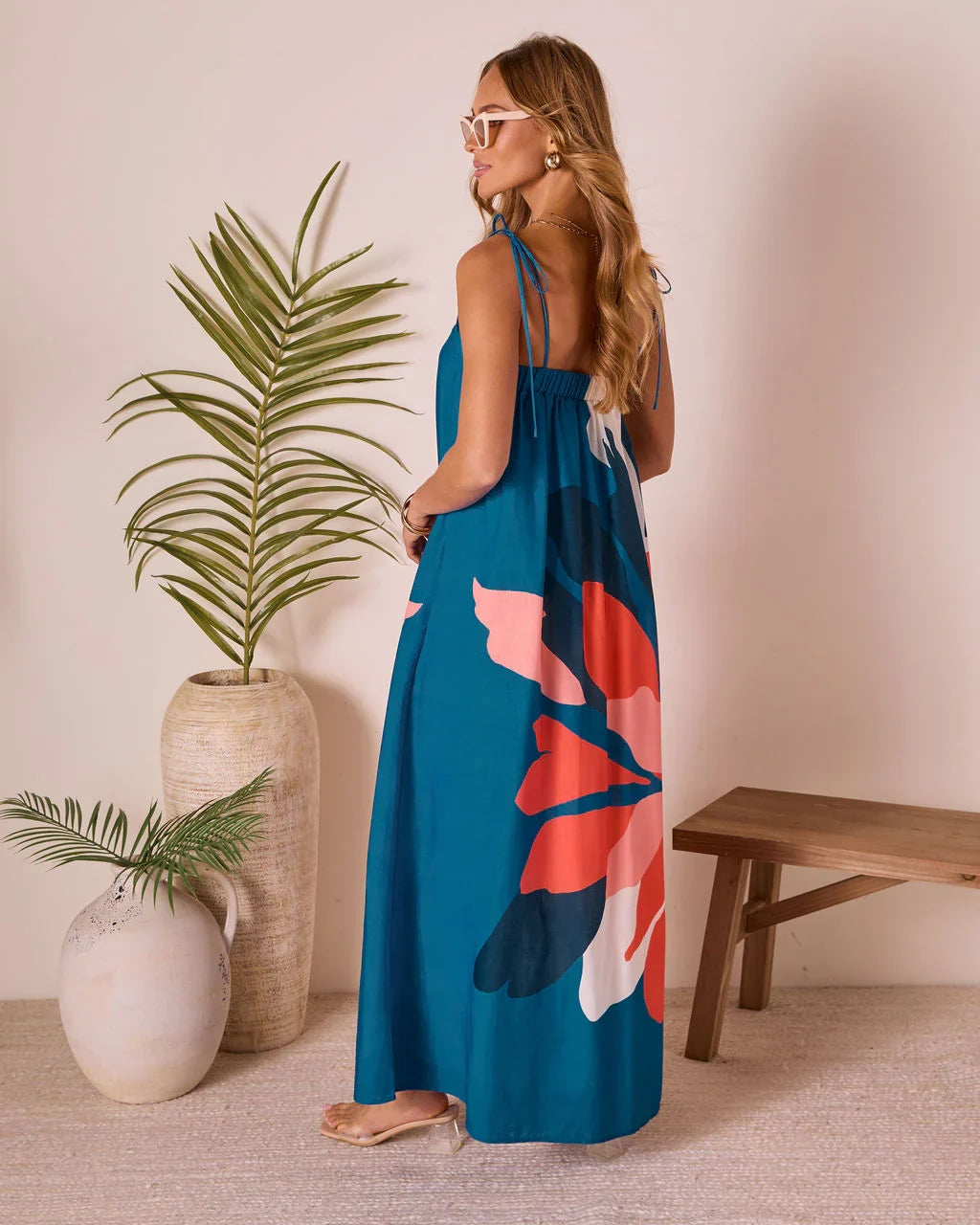 Sunkissed Escape Abstract Maxi Dress
