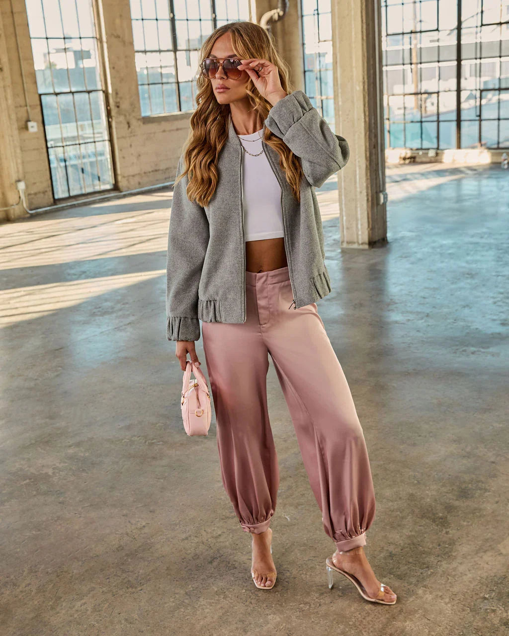 Slow Glow Bomber Jacket