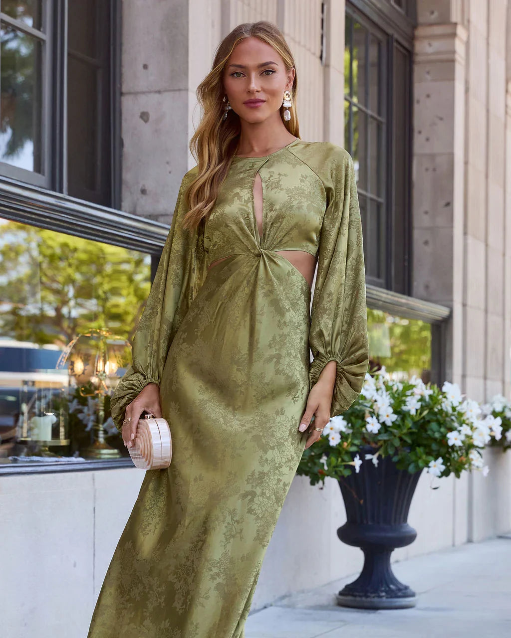 Under My Spell Cutout Maxi Dress