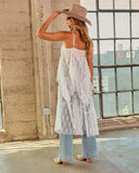 Barefoot Heiress Lace Flyaway Tunic Top
