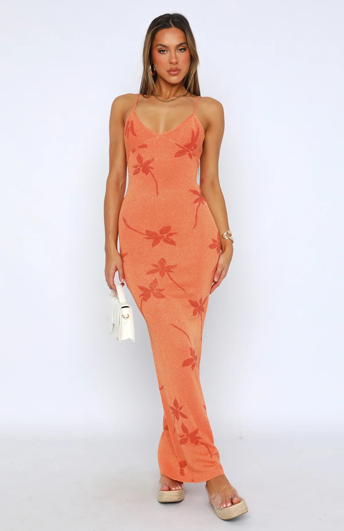 Trust Issues Maxi Dress Orange