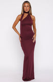 Sugar High Maxi Dress Burgundy