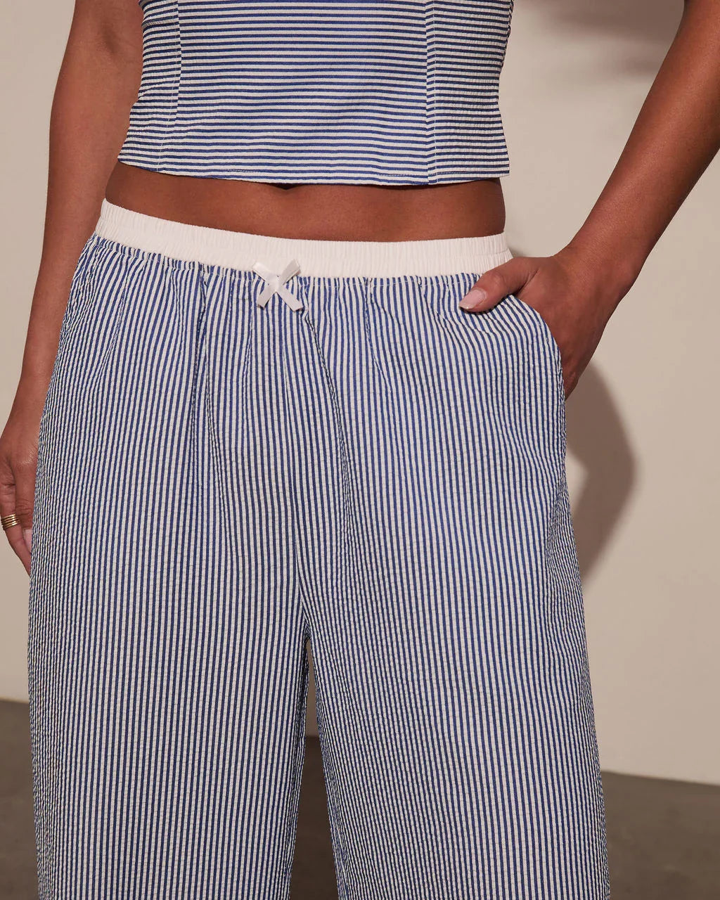 Sarahphina Striped Wide Leg Pants