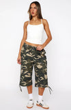 Hidden Waterfalls Cargo Shorts Camo Print