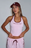 Star Of The Night Halter Top Pink