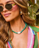 Brinlie Beaded Baroque Pearl Necklace