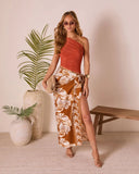 Rizza Ruched One Shoulder Top