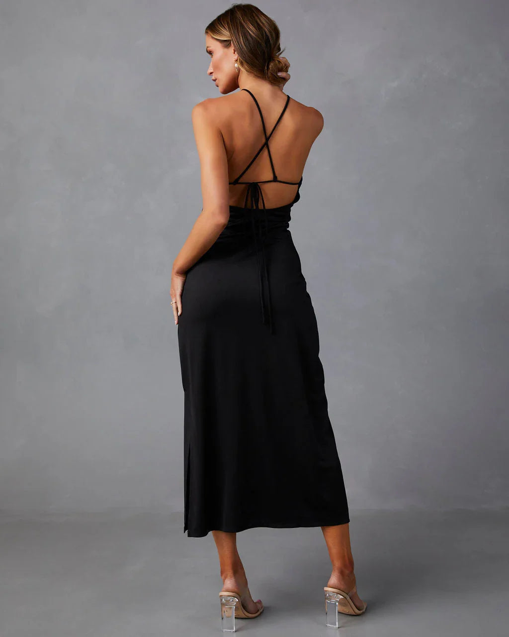 Sweet Amore Cutout Midi Dress