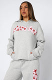 From The Archives Jaxx Oversized Hoodie Dark Grey Marle