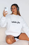 Call On You Oversized Sweater Grey Marle