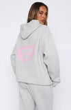 11th Street Keeping It Real Oversized Hoodie Jelly Bean