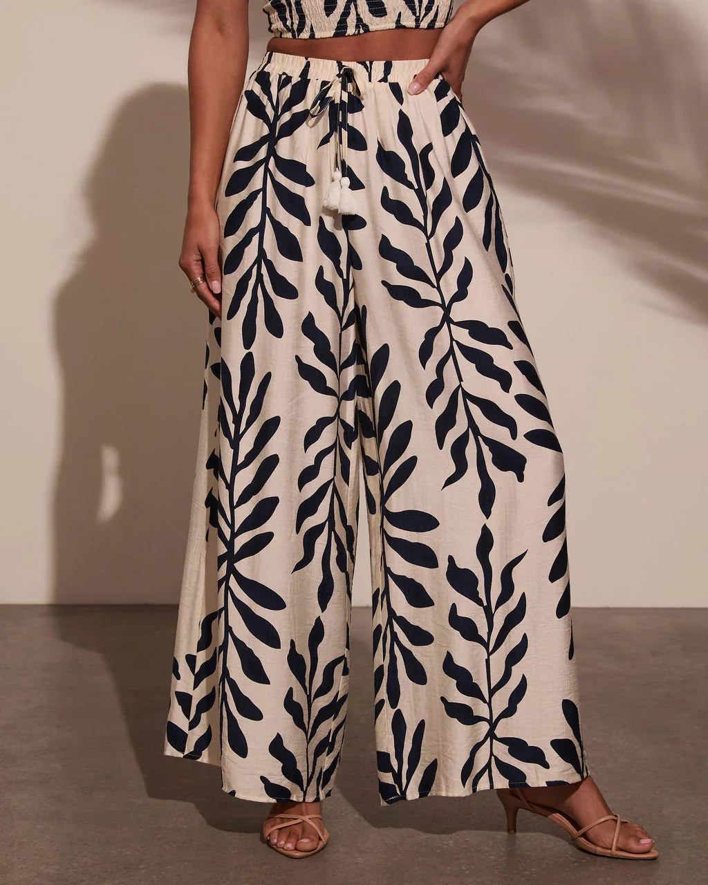 Sol Escape Tropical Drawstring Pants