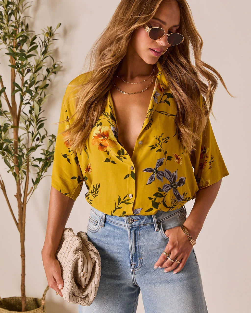 Nakita Button Up Top