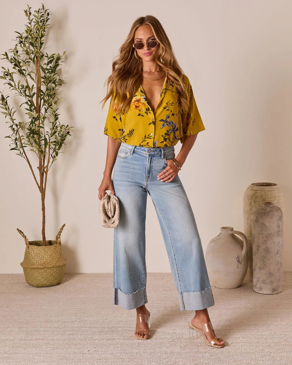 Nakita Button Up Top