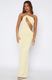 Monaco Moment Maxi Dress Lemon