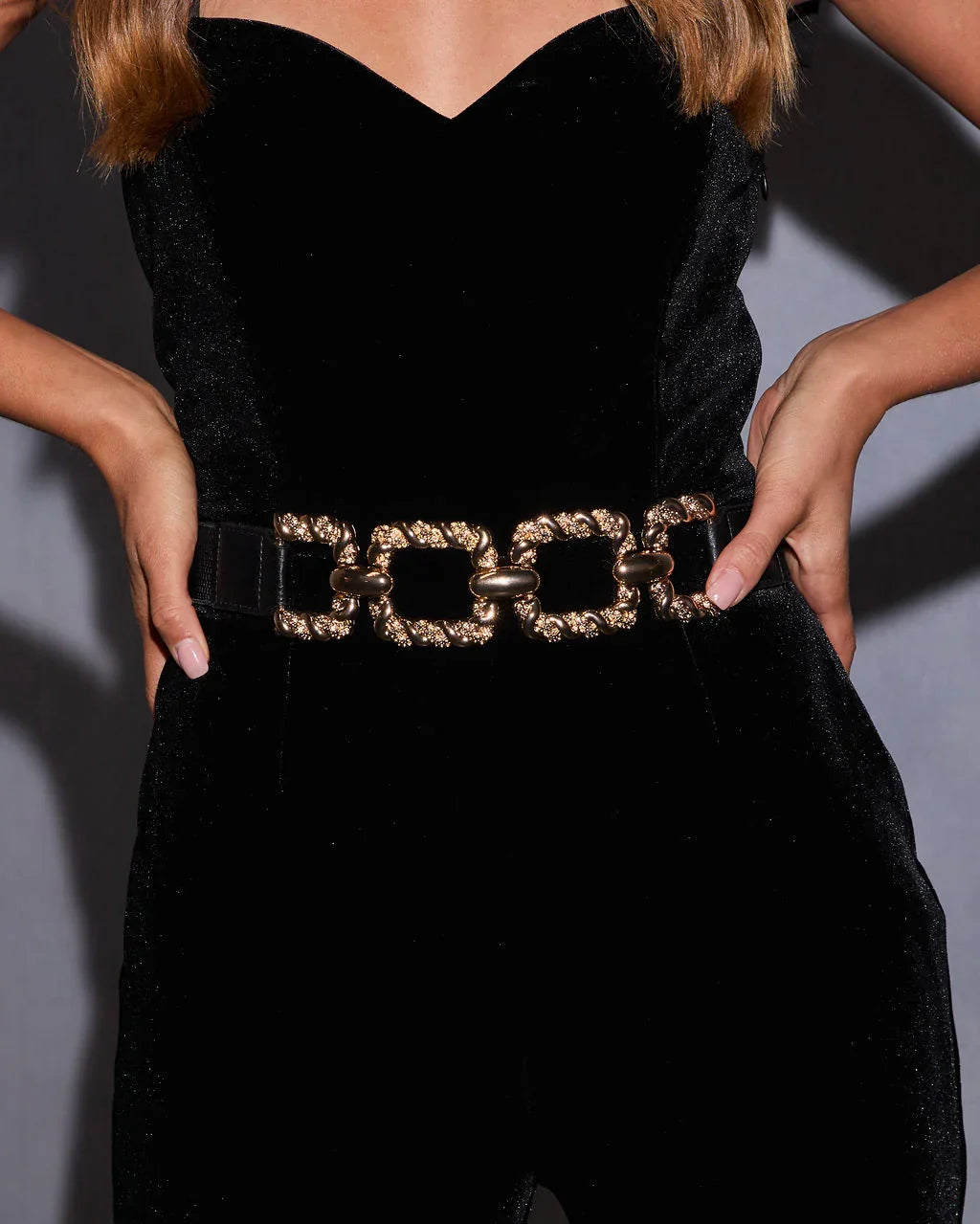 Golden Elm Chain Link Waist Belt
